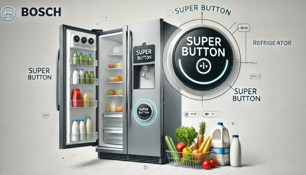 bosch koelkast super knop