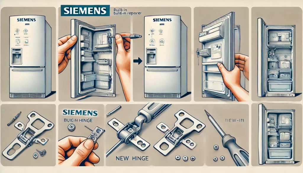 siemens inbouw koelkast scharnier vervangen