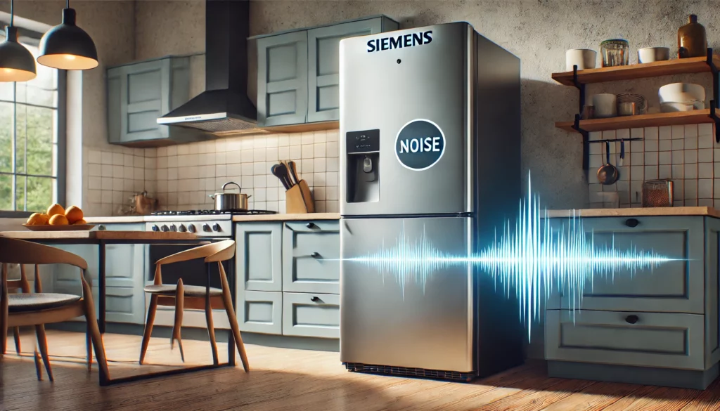 nieuwe siemens koelkast maakt lawaai