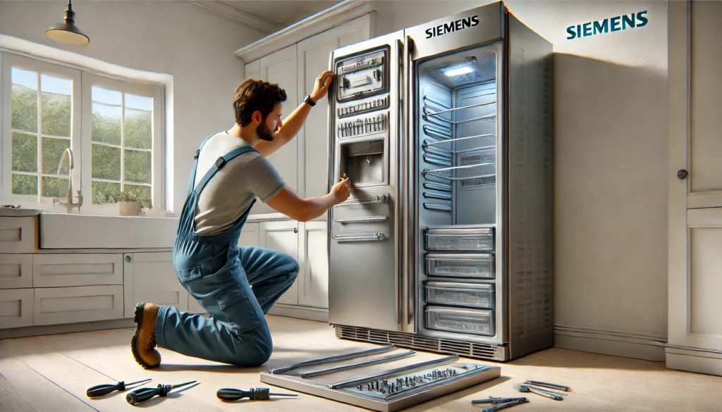siemens koelkast rails monteren