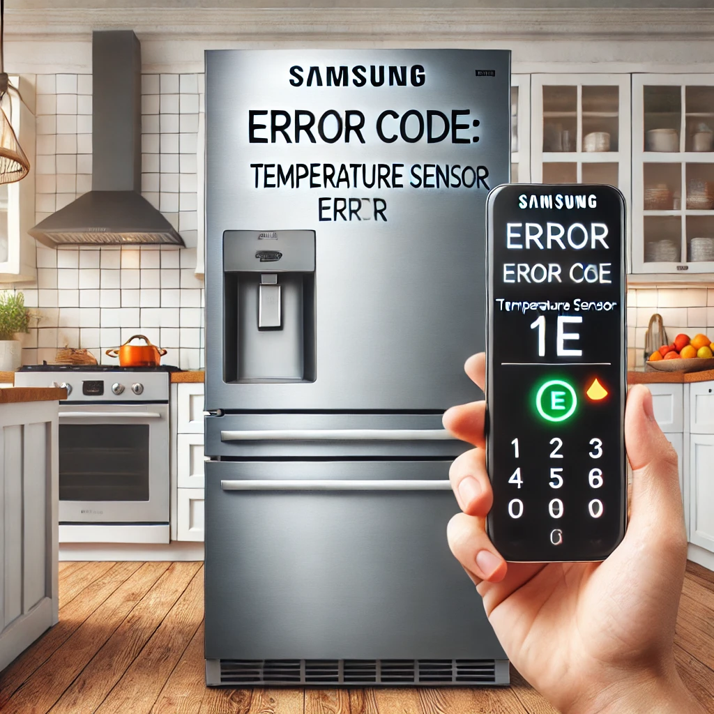 Samsung koelkast foutcode 1E: Temperatuursensor fout